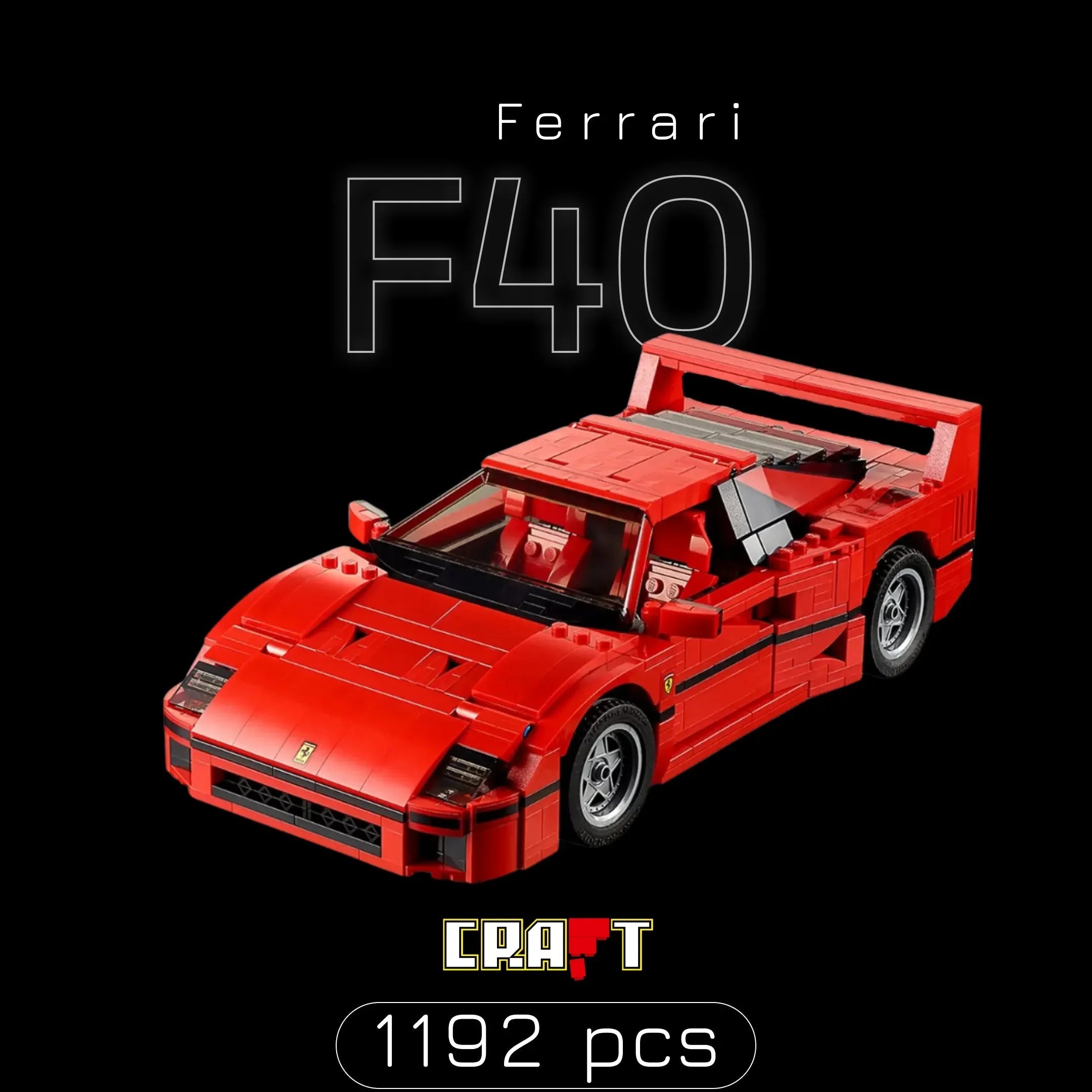 Ferrari F40 (1192 peças)