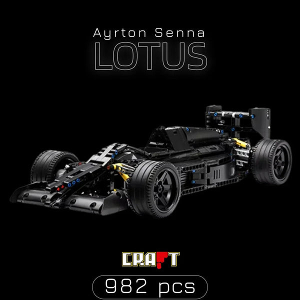 Fórmula 1 - Lótus nº 12 do Ayrton Senna (982 peças)