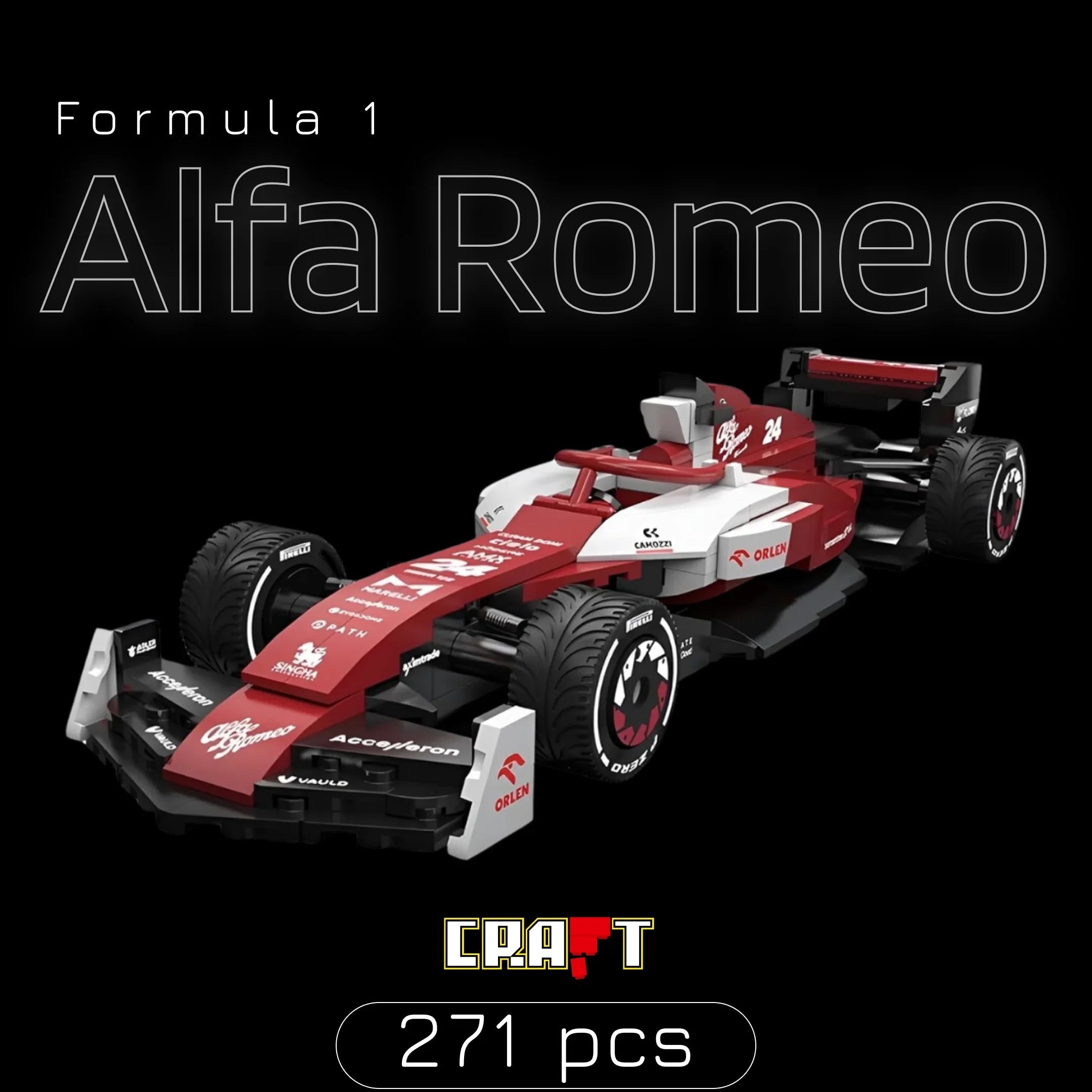 Fórmula 1 - Alfa Romeo ORLEN C42 (271 peças)