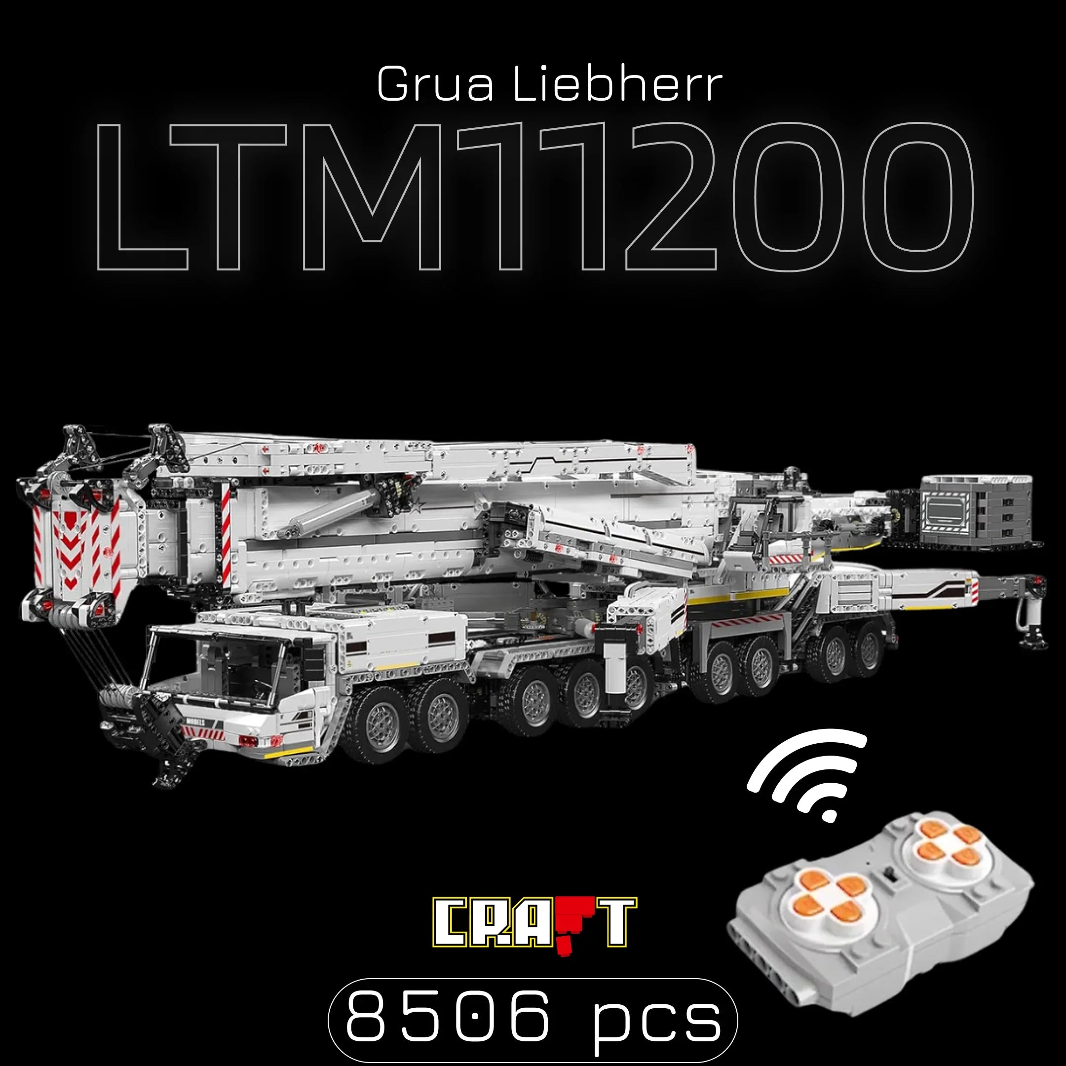 Grua Liebherr LTM11200 (8506 peças)