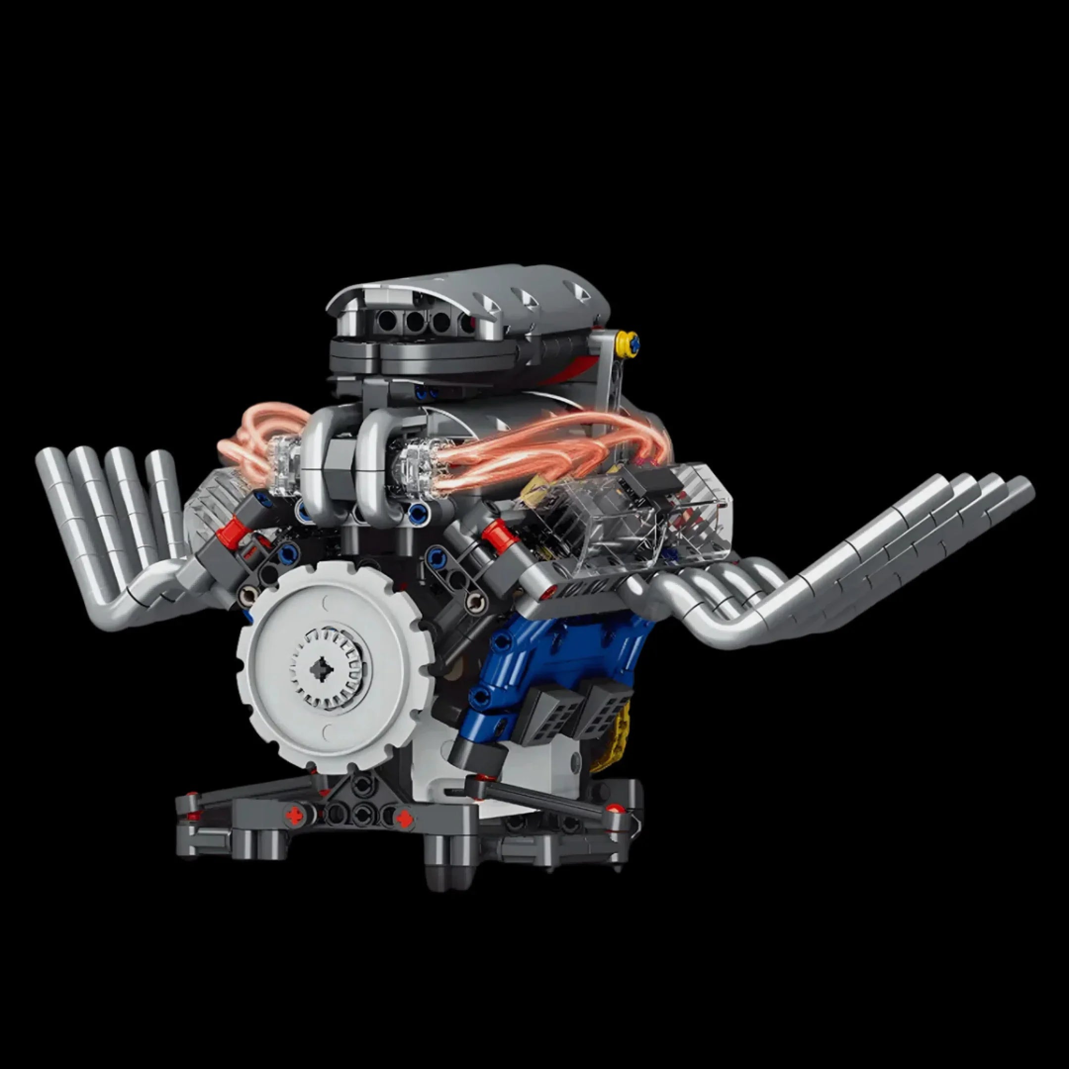 Motor V8 (665 peças)