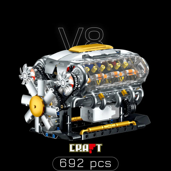 Motor V8 (692 peças)