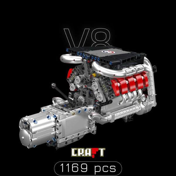 Motor V8 (1169 peças)