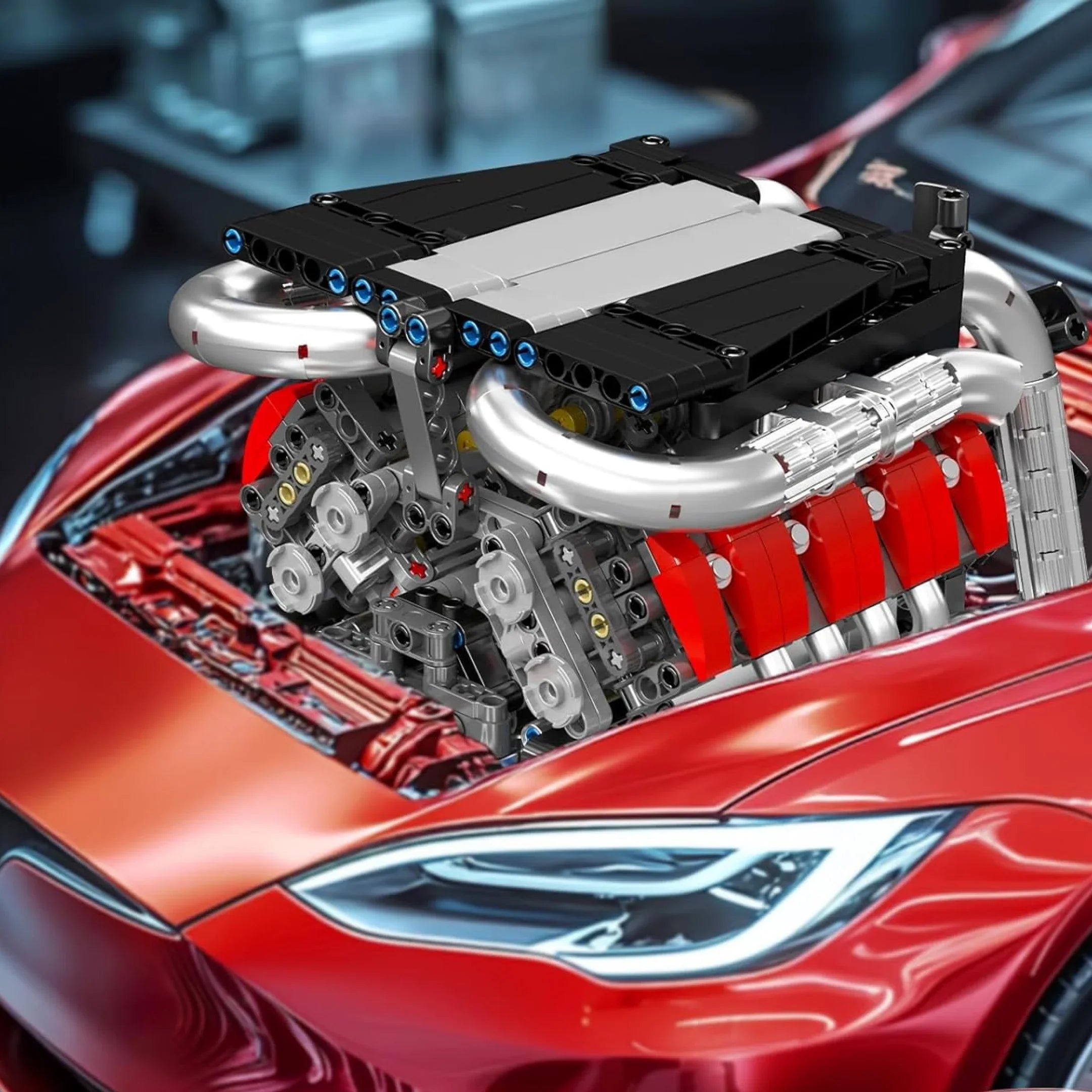 Motor V8 (1169 peças)