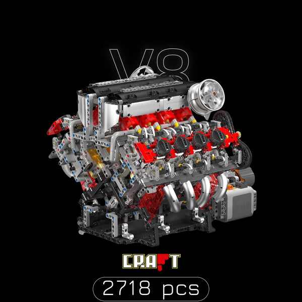 Motor V8 (2718 peças)