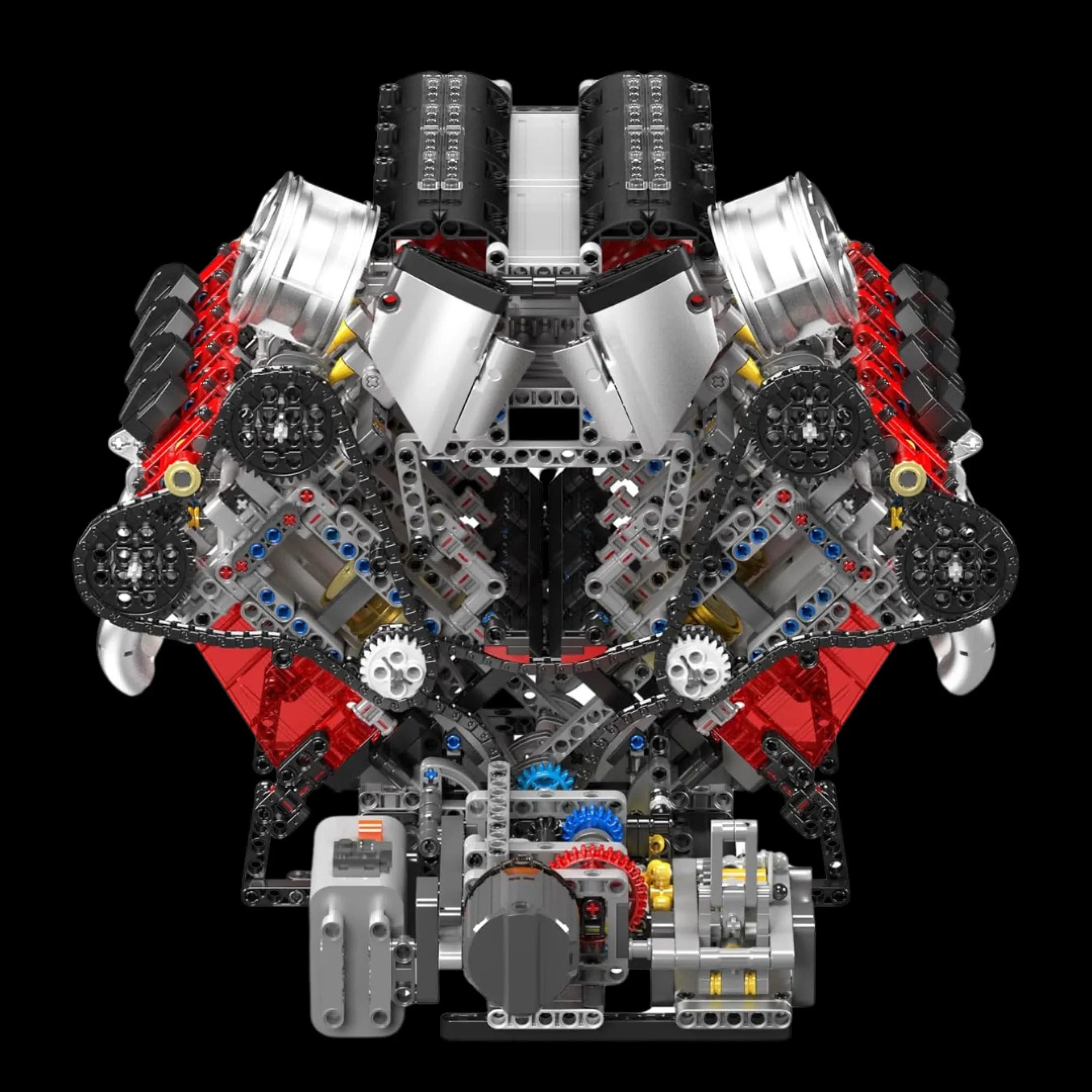 Motor V8 (2718 peças)