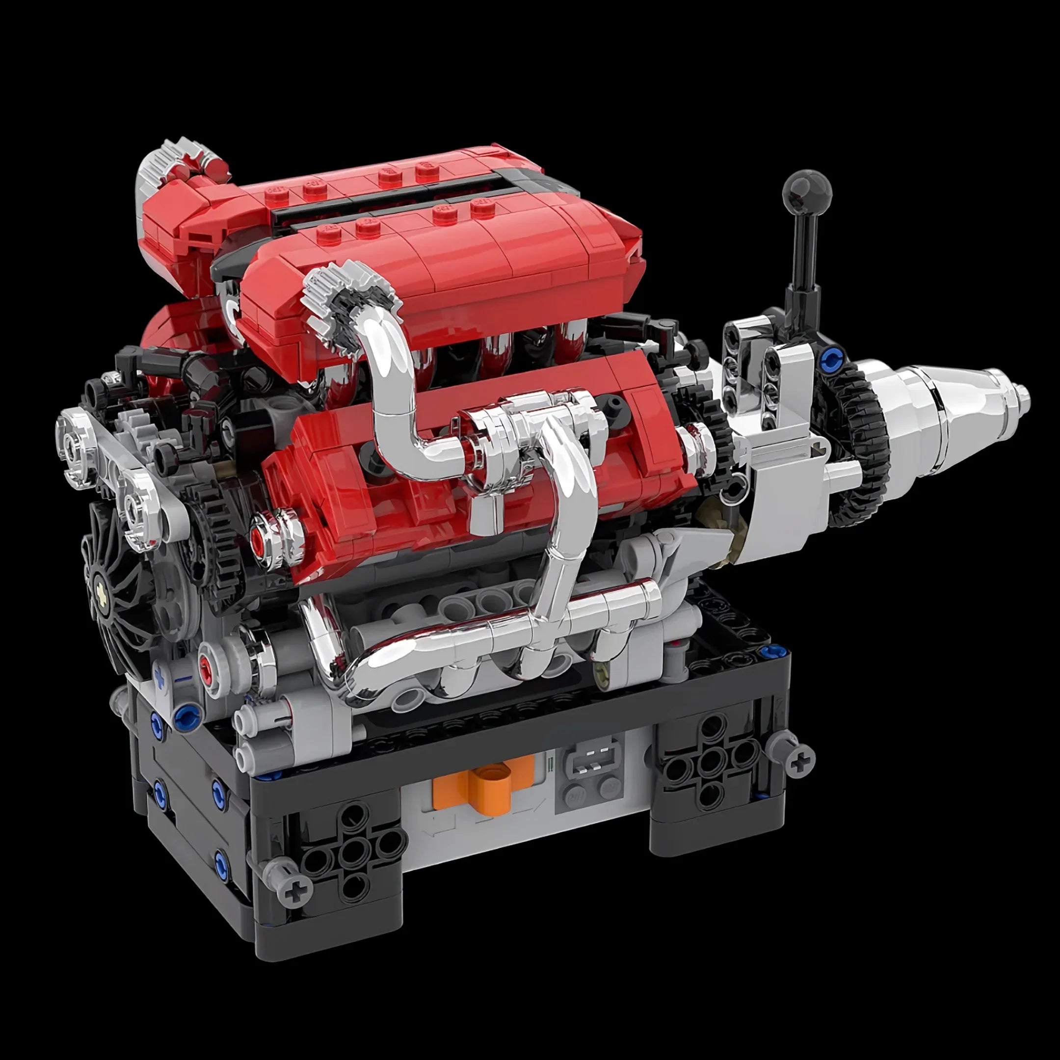 Motor V8 (750 peças)