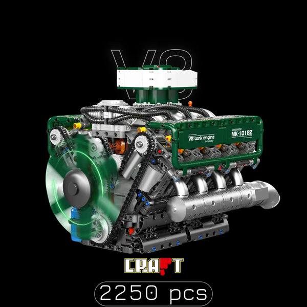 Motor V8 (2250 peças)