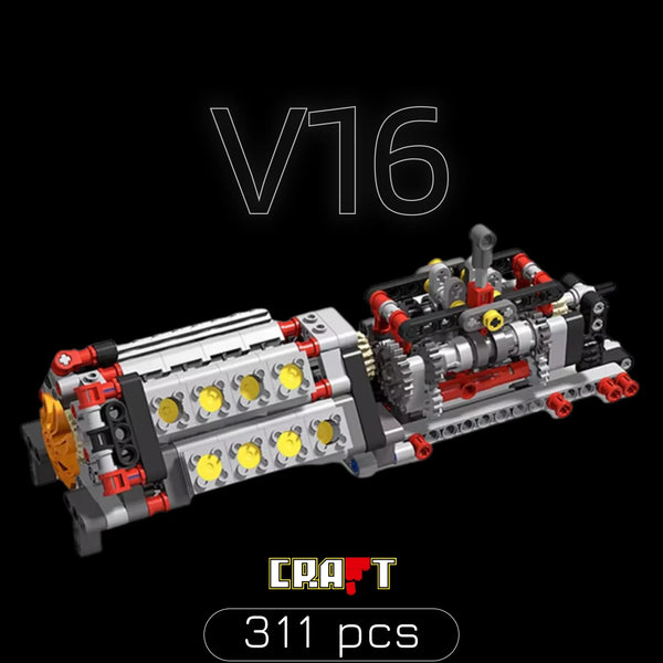 Motor V16 (311 peças)