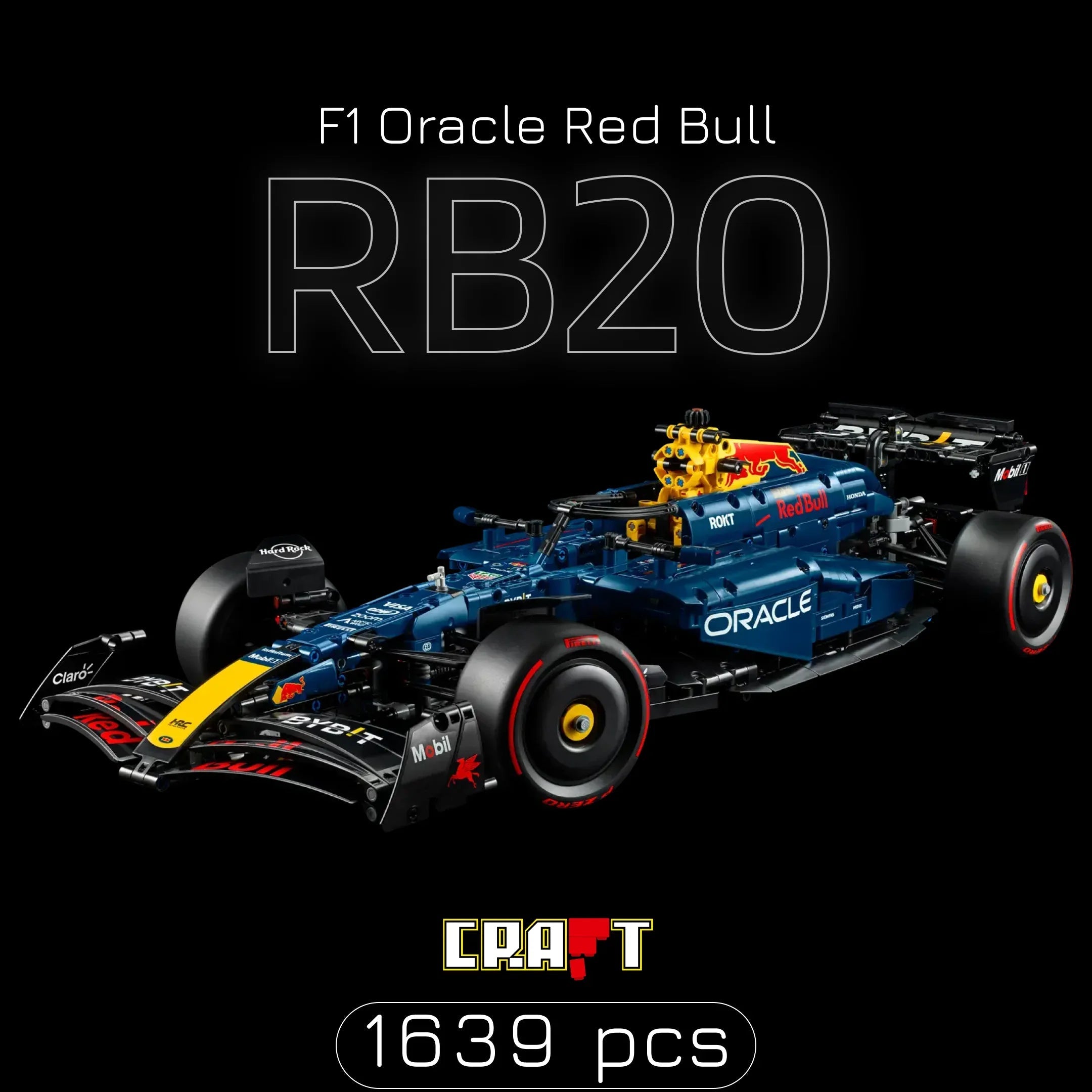 Fórmula 1 - Red Bull RB20 (1639 pecas)