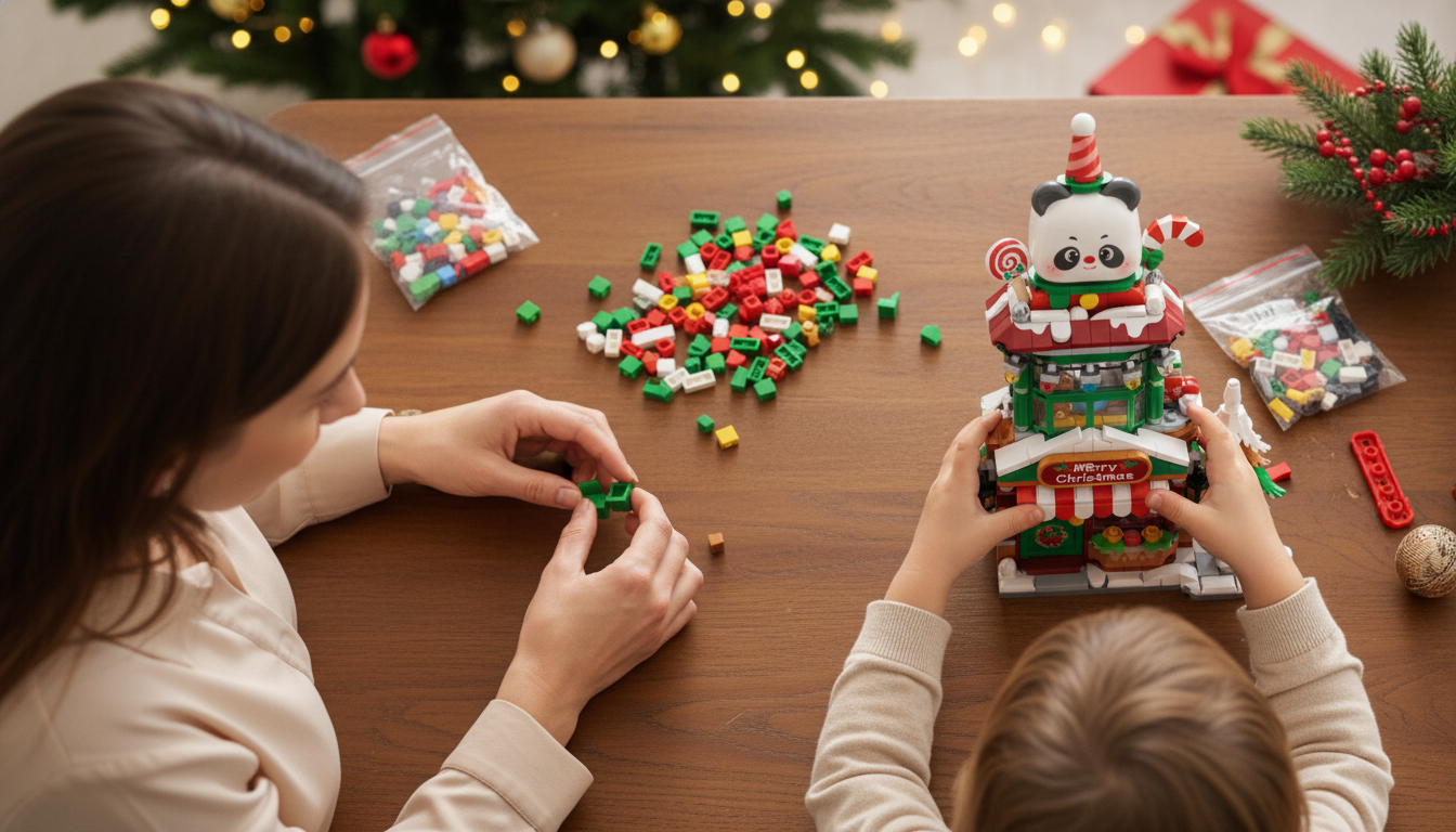A casa de biscoito de Natal (989 peças)
