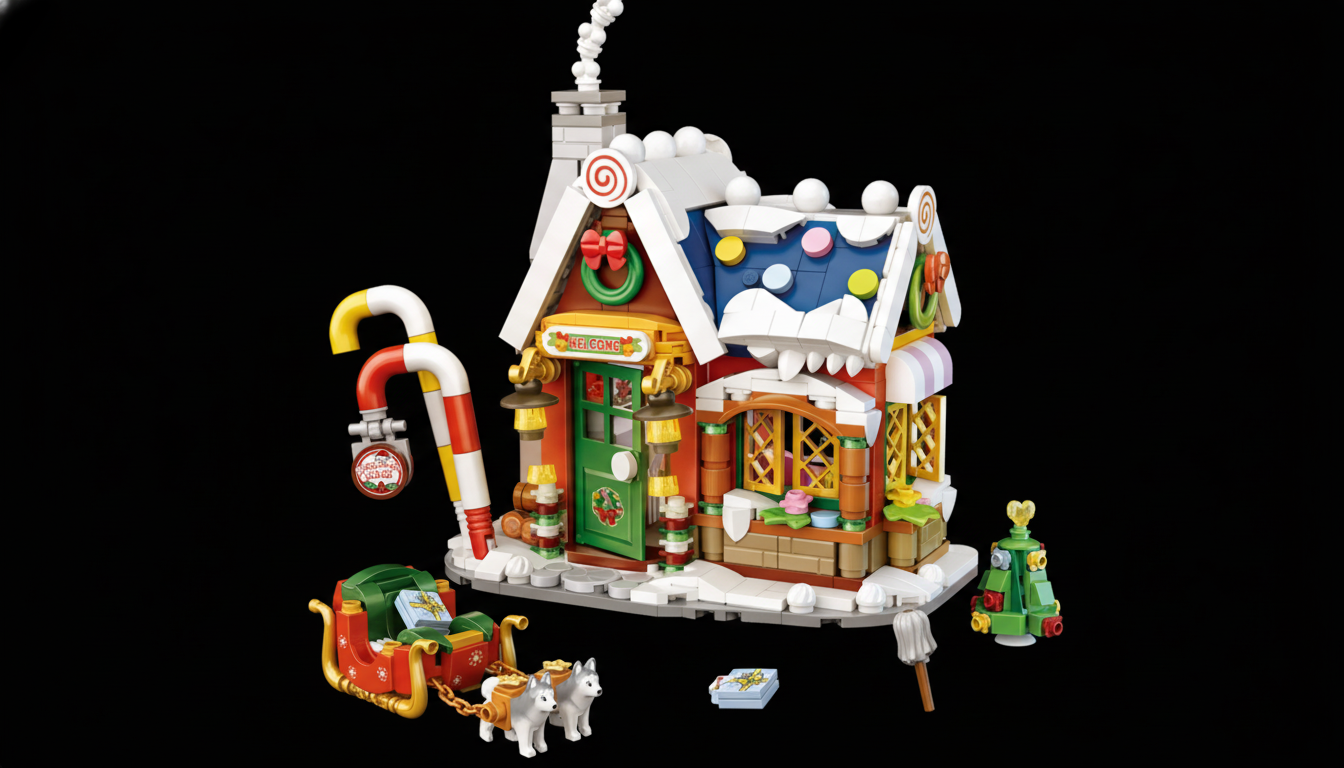 A casa de Natal (788 micro-peças)