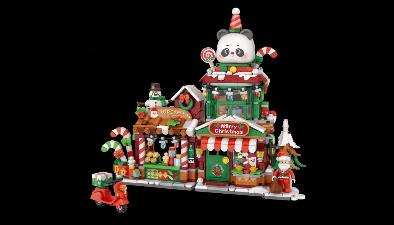 A casa de biscoito de Natal (989 peças)