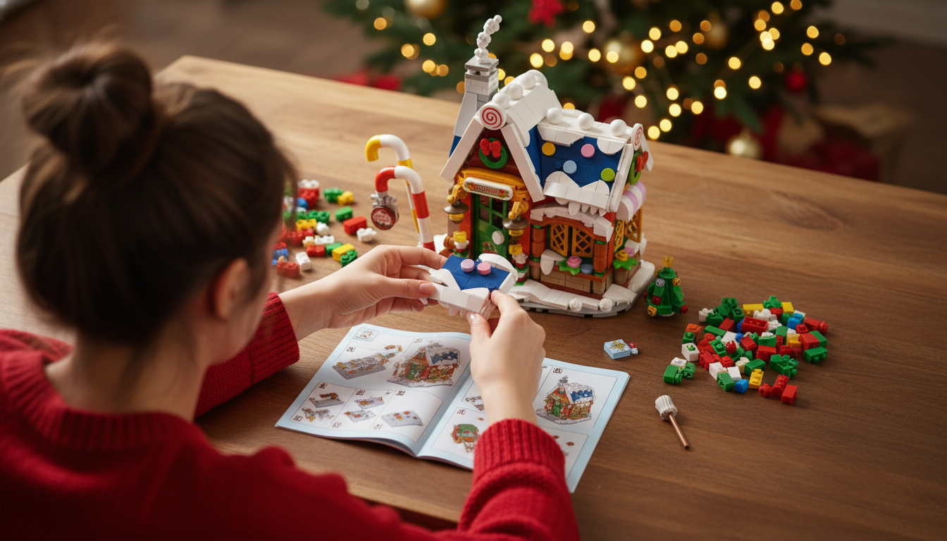 A casa de Natal (788 micro-peças)