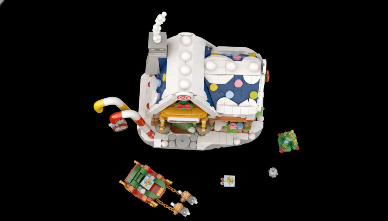 A casa de Natal (788 micro-peças)