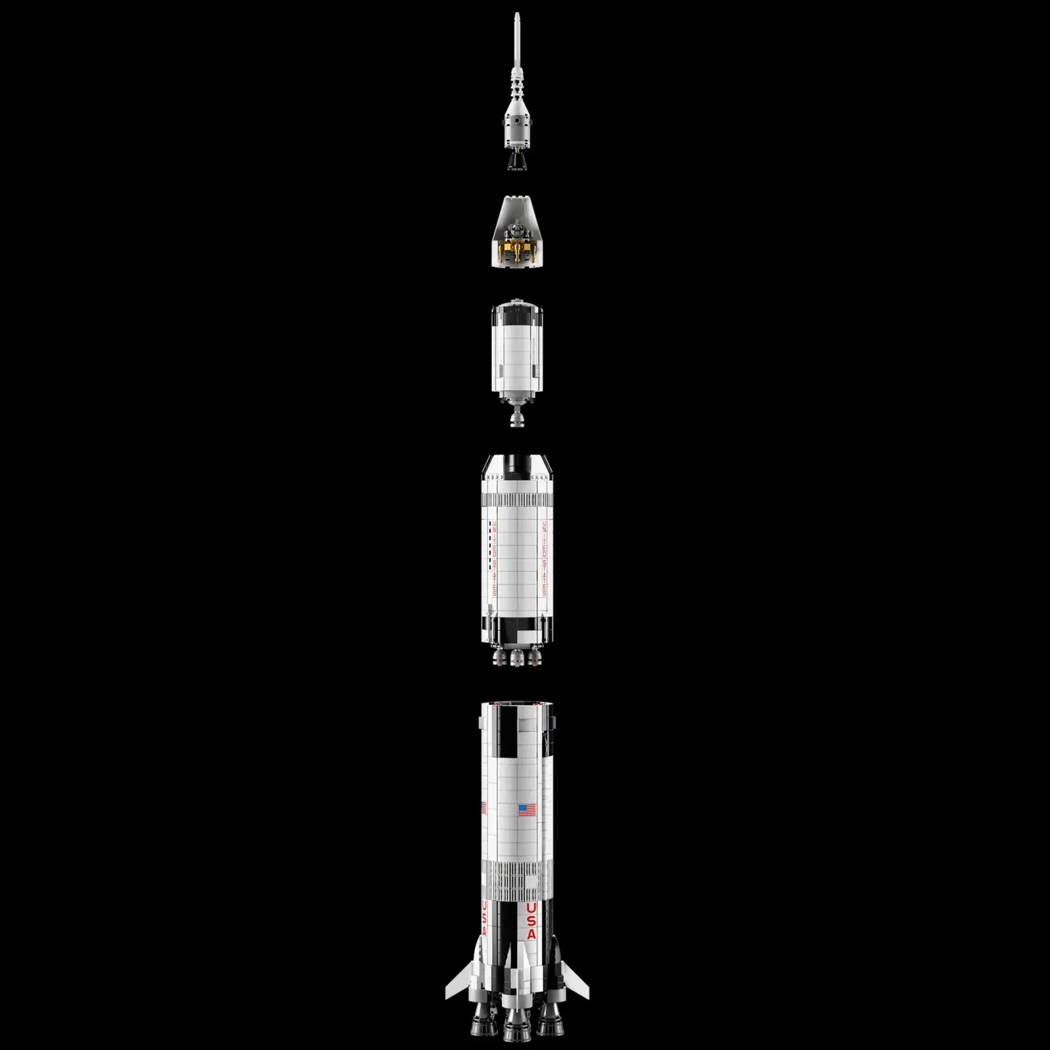 Apollo 5 - NASA AS-204 Saturno V (1969 peças)