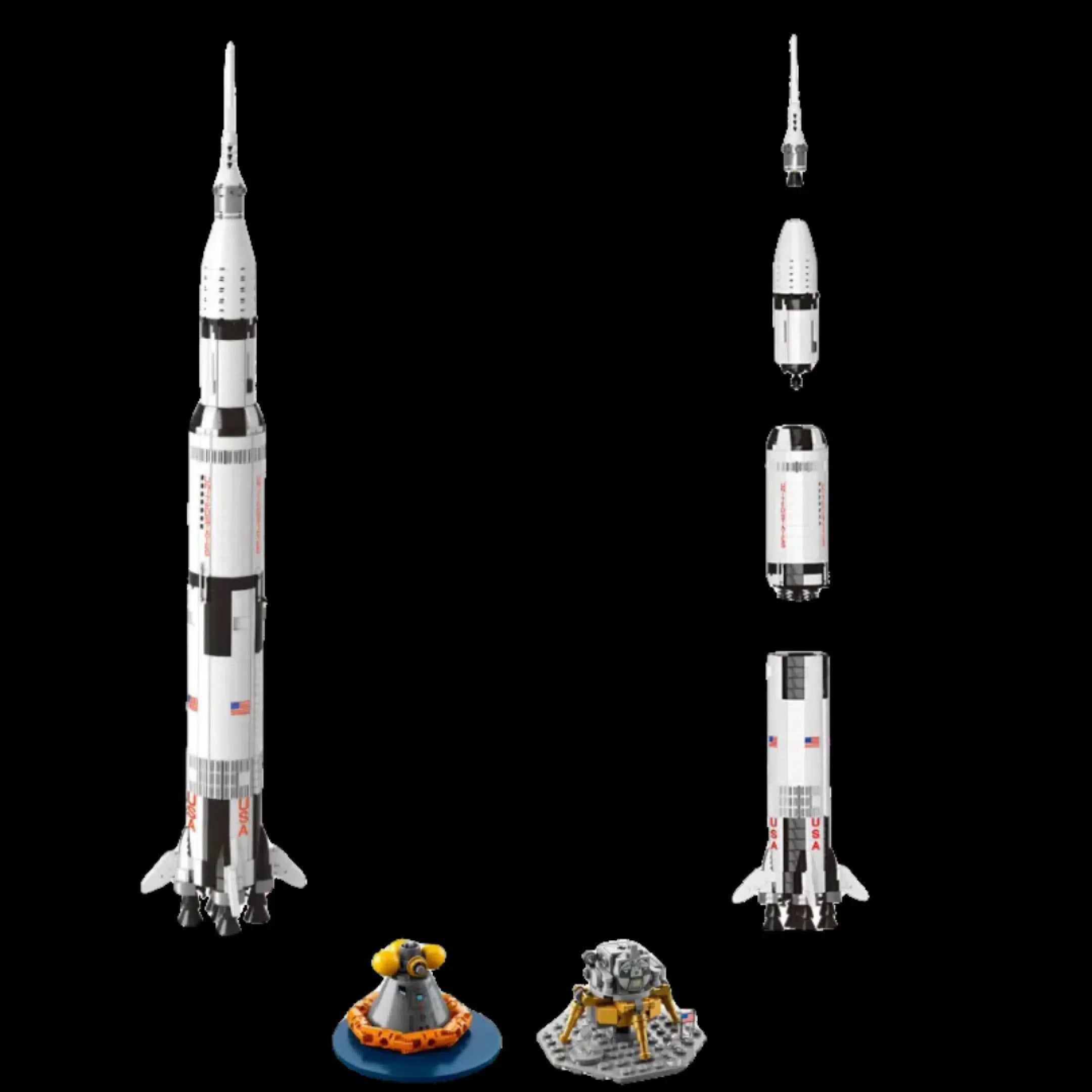 Apollo Saturno V (445 peças)