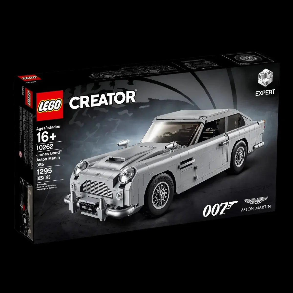 Aston Martin DB5 do James Bond "007" (1295 peças)