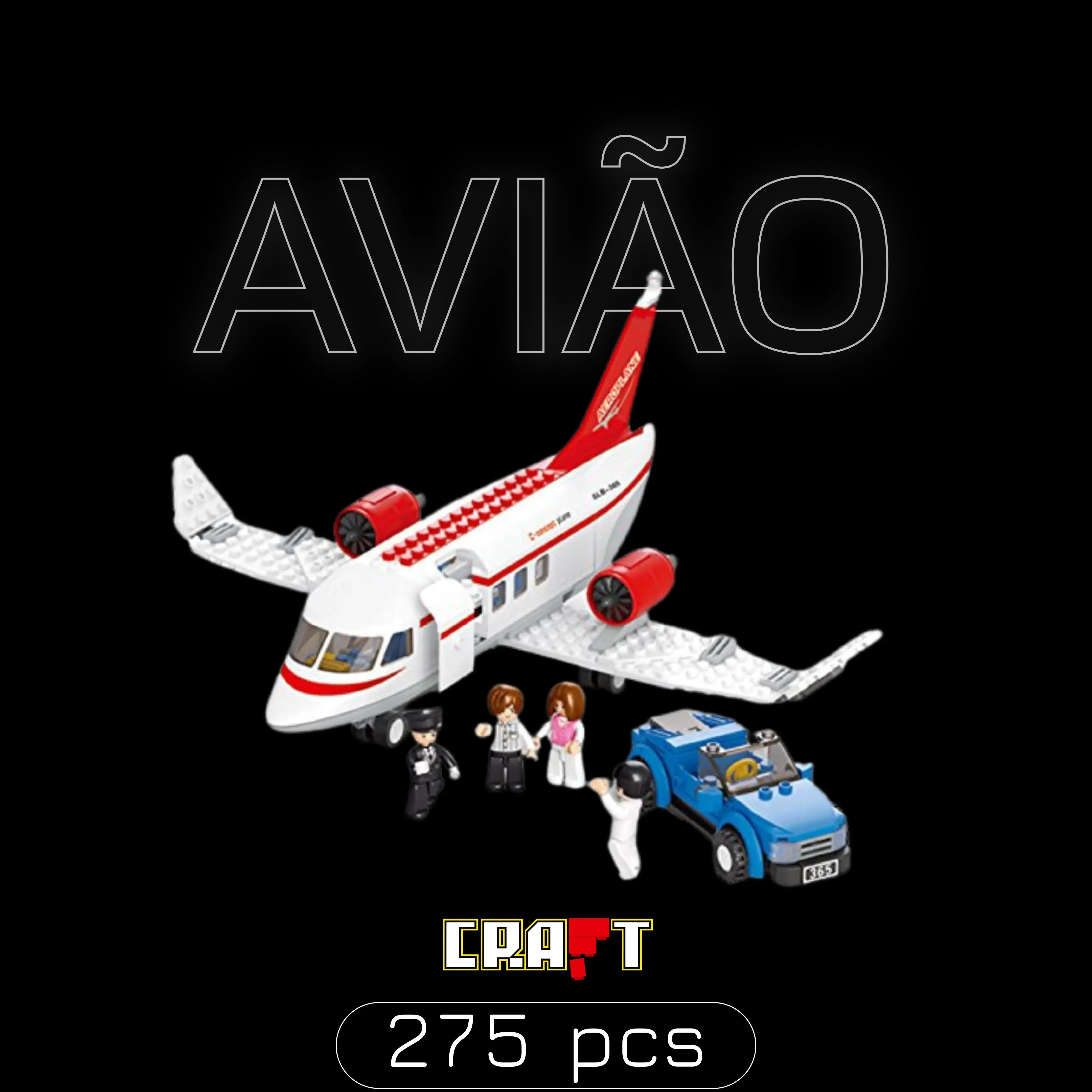 Avião (275 peças)