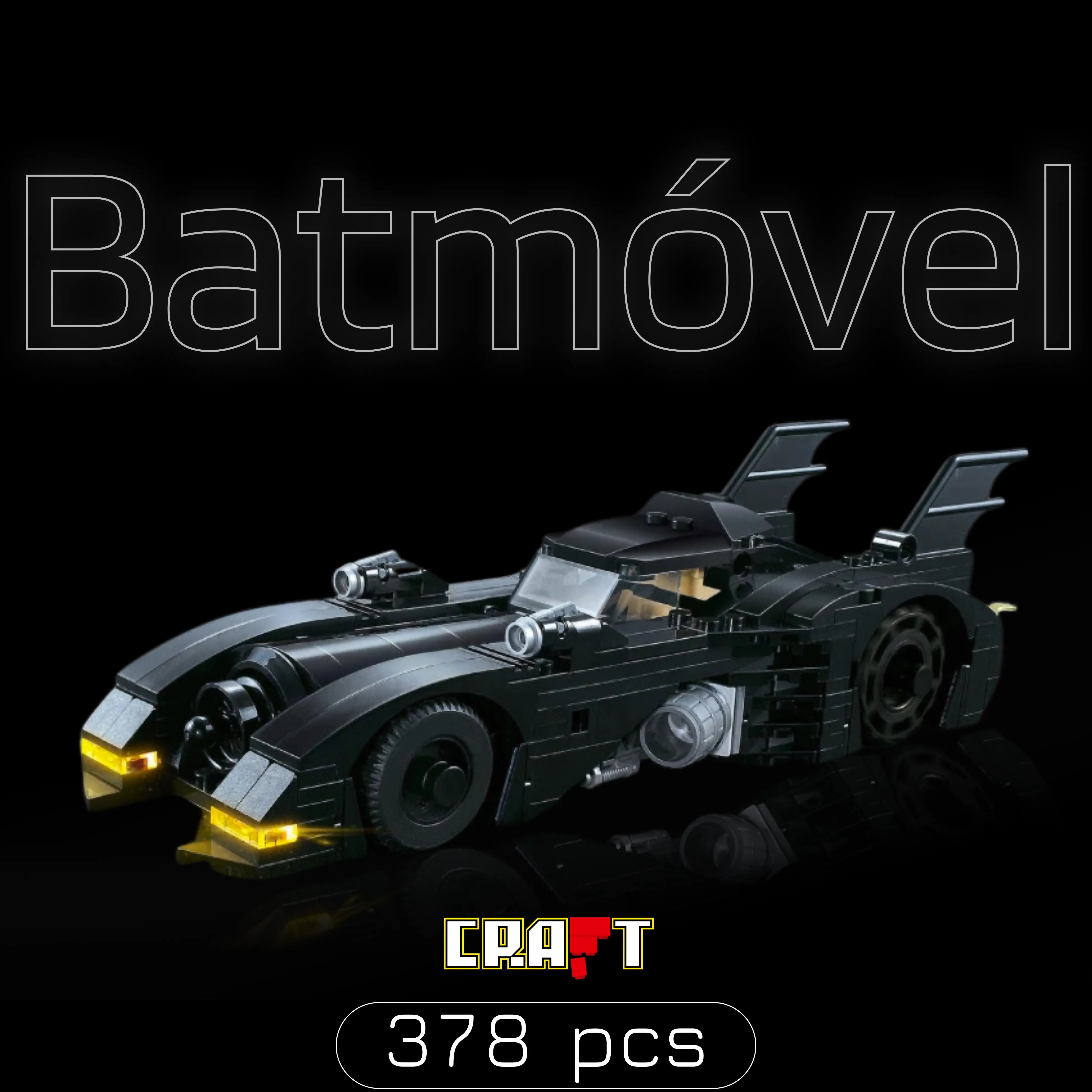 Batmóvel - "O Carro do Batman" (378 peças)