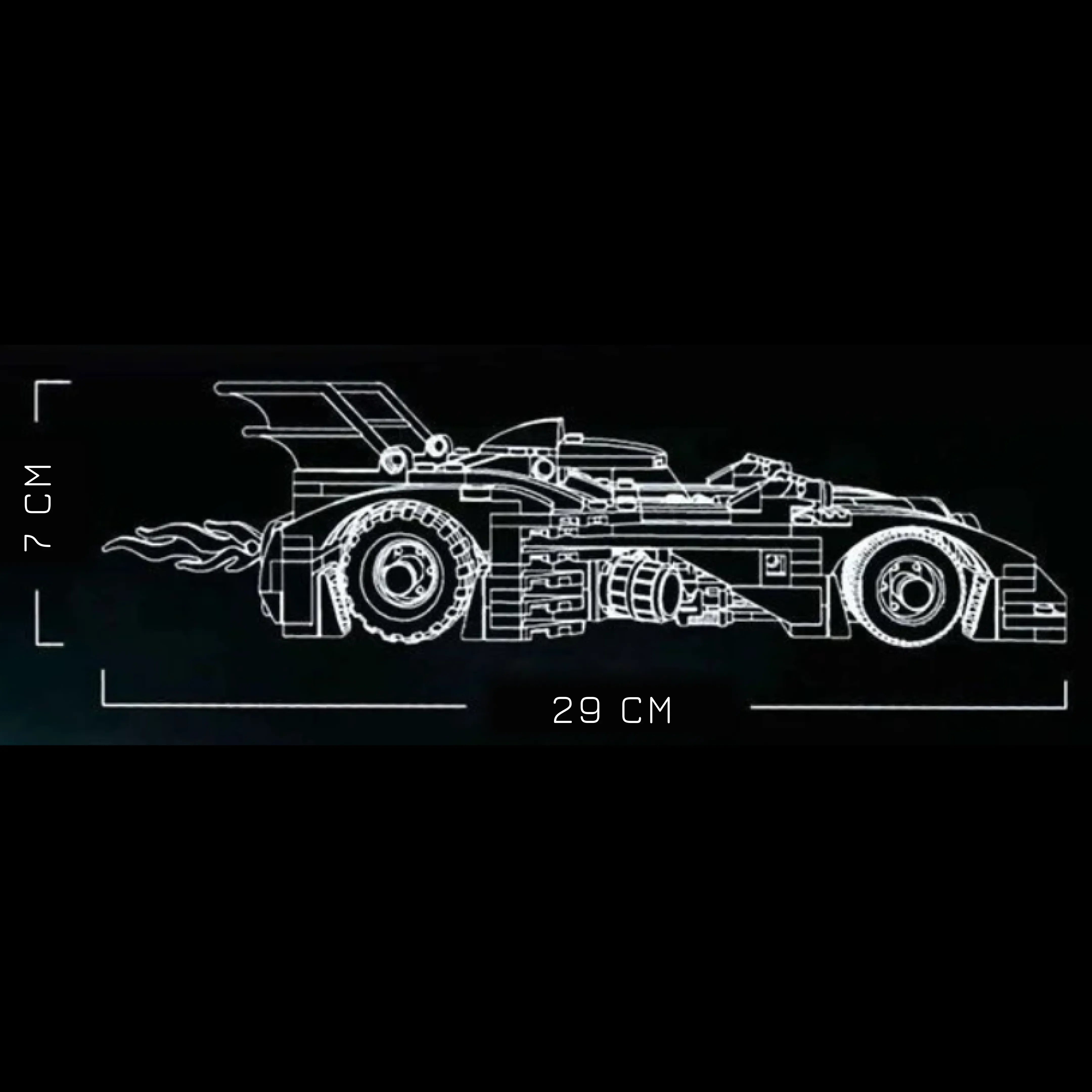 Batmóvel - "O Carro do Batman" (378 peças)