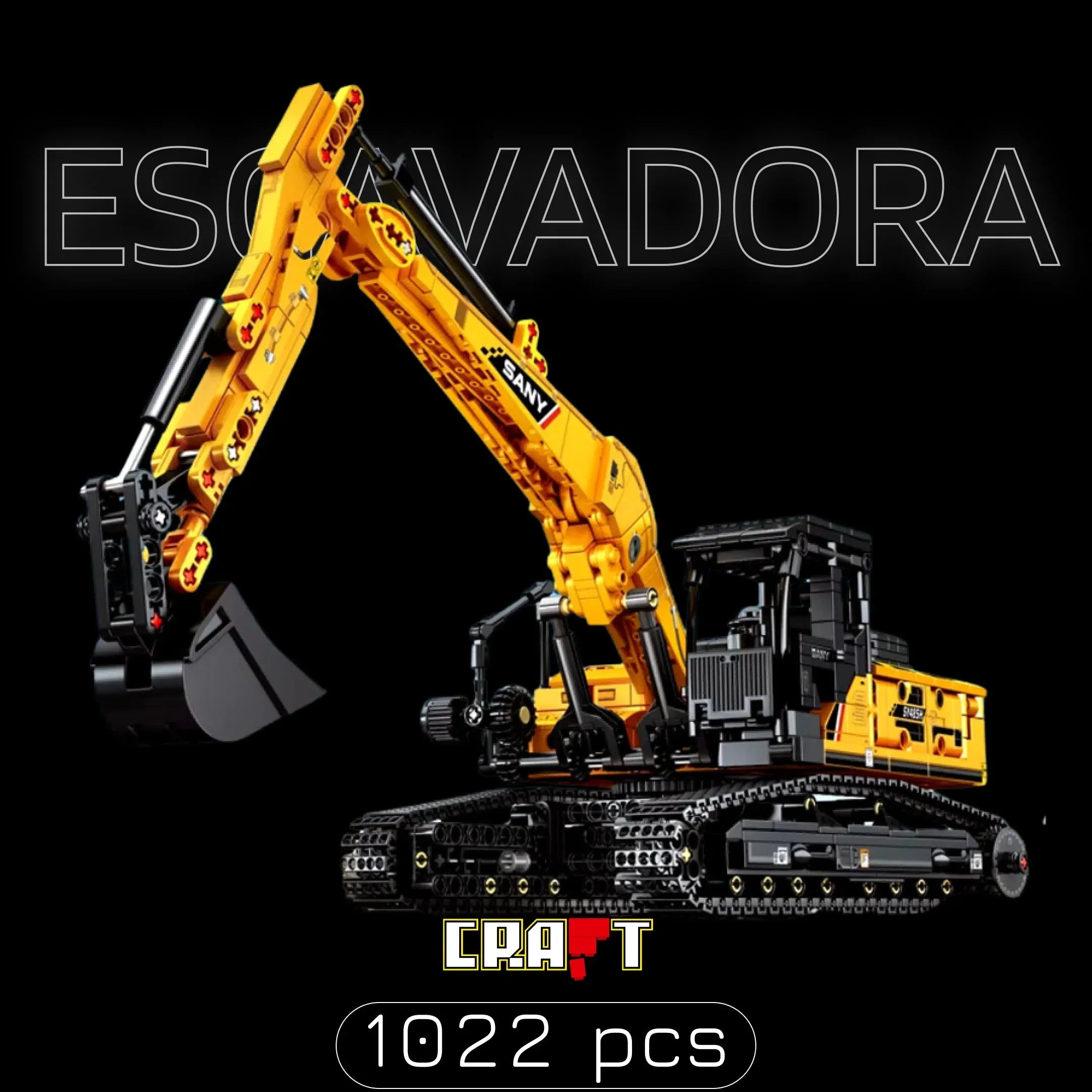 Escavadeira hidráulica SY155C (1022 peças)