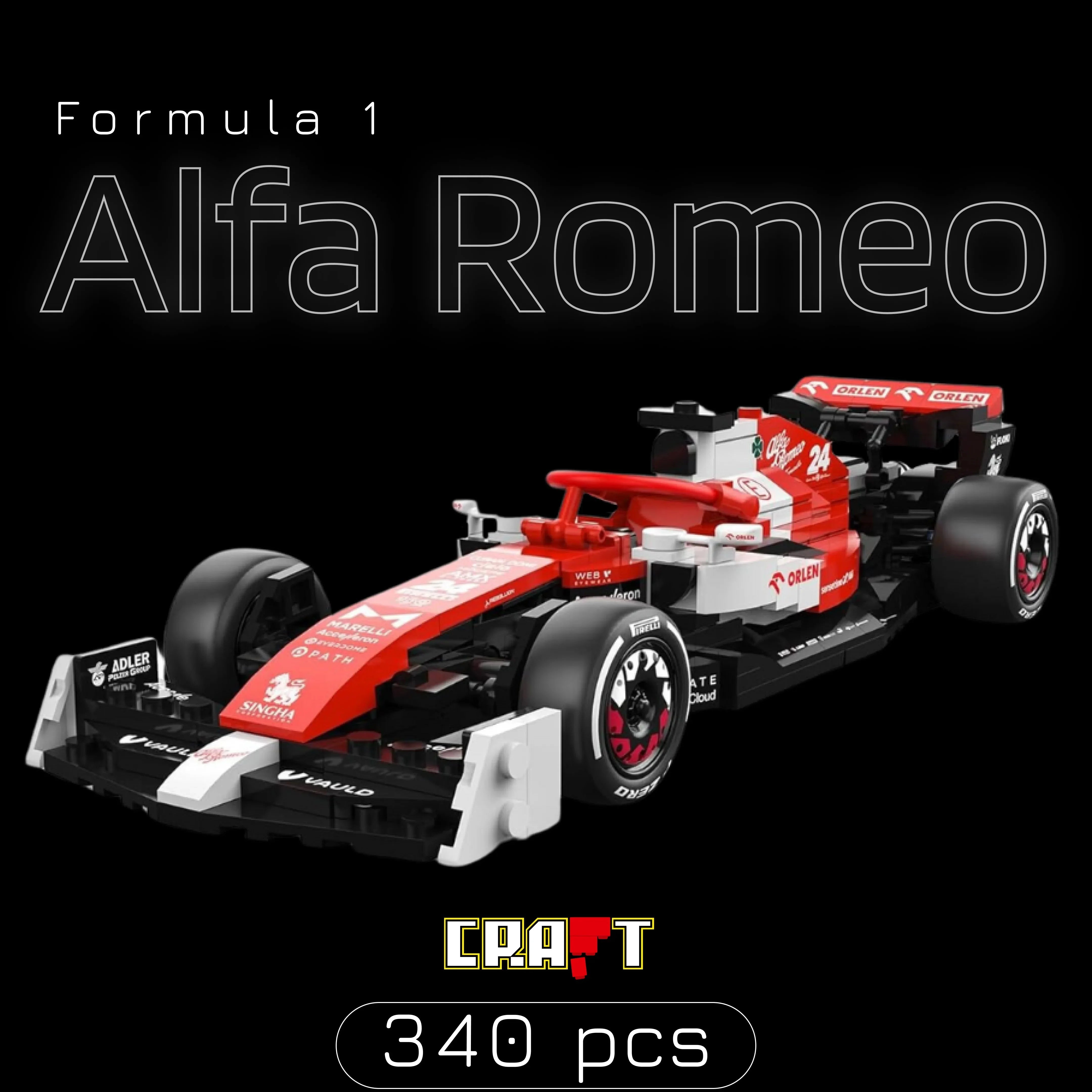 Fórmula 1 - Alfa Romeo C42 (340 peças)