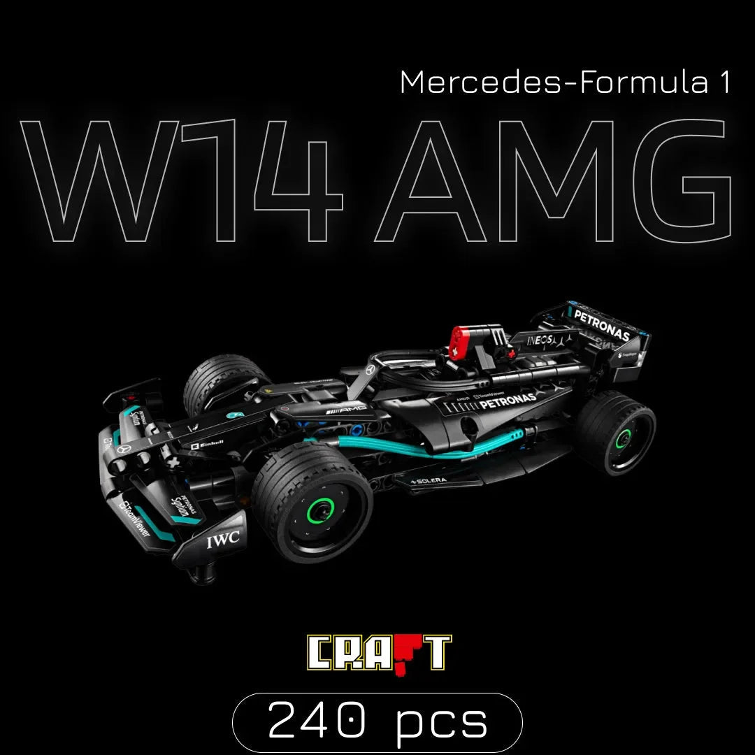 Fórmula 1 - Mercedes-AMG F1 W14 Pull-Back (240 pçs)