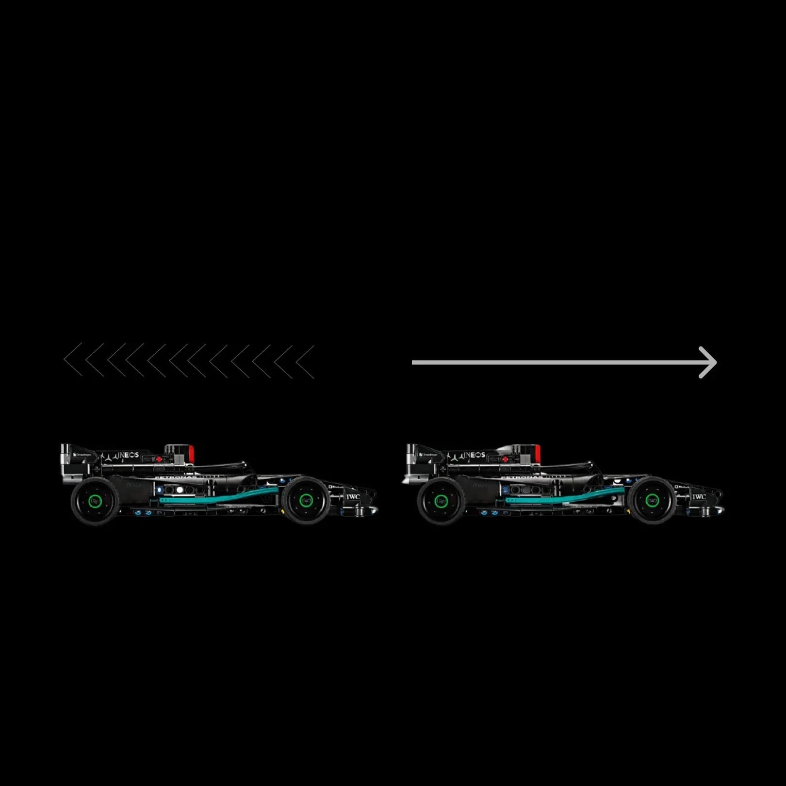 Fórmula 1 - Mercedes-AMG F1 W14 Pull-Back (240 pçs)