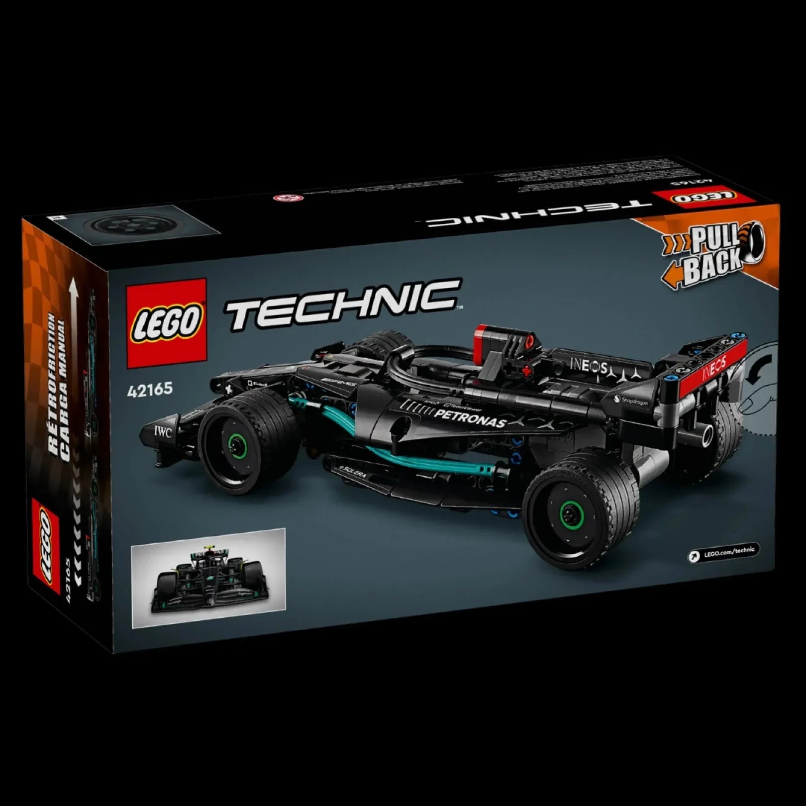 Fórmula 1 - Mercedes-AMG F1 W14 Pull-Back (240 pçs)