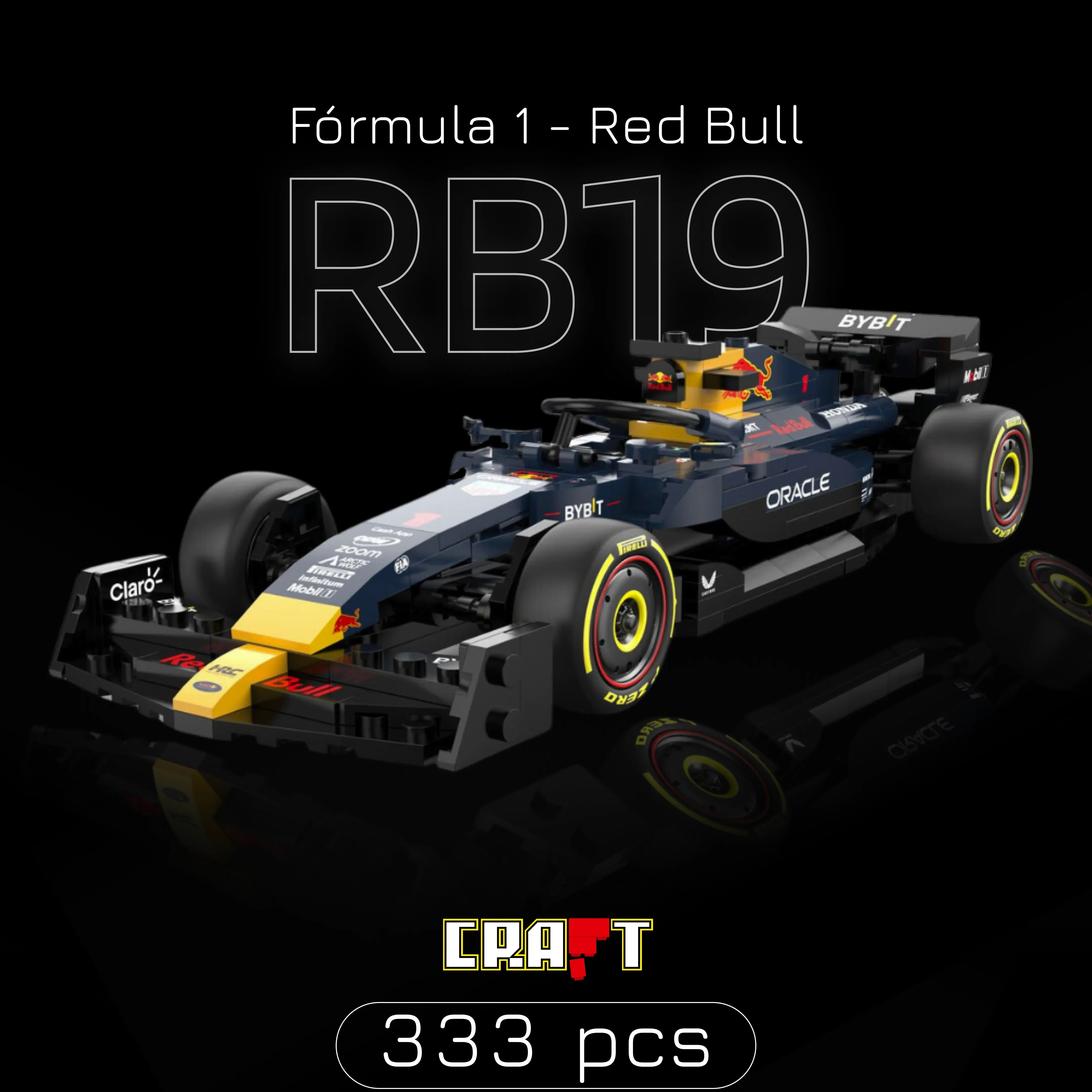 Fórmula 1 - Red Bull Racing RB19 (333 peças)