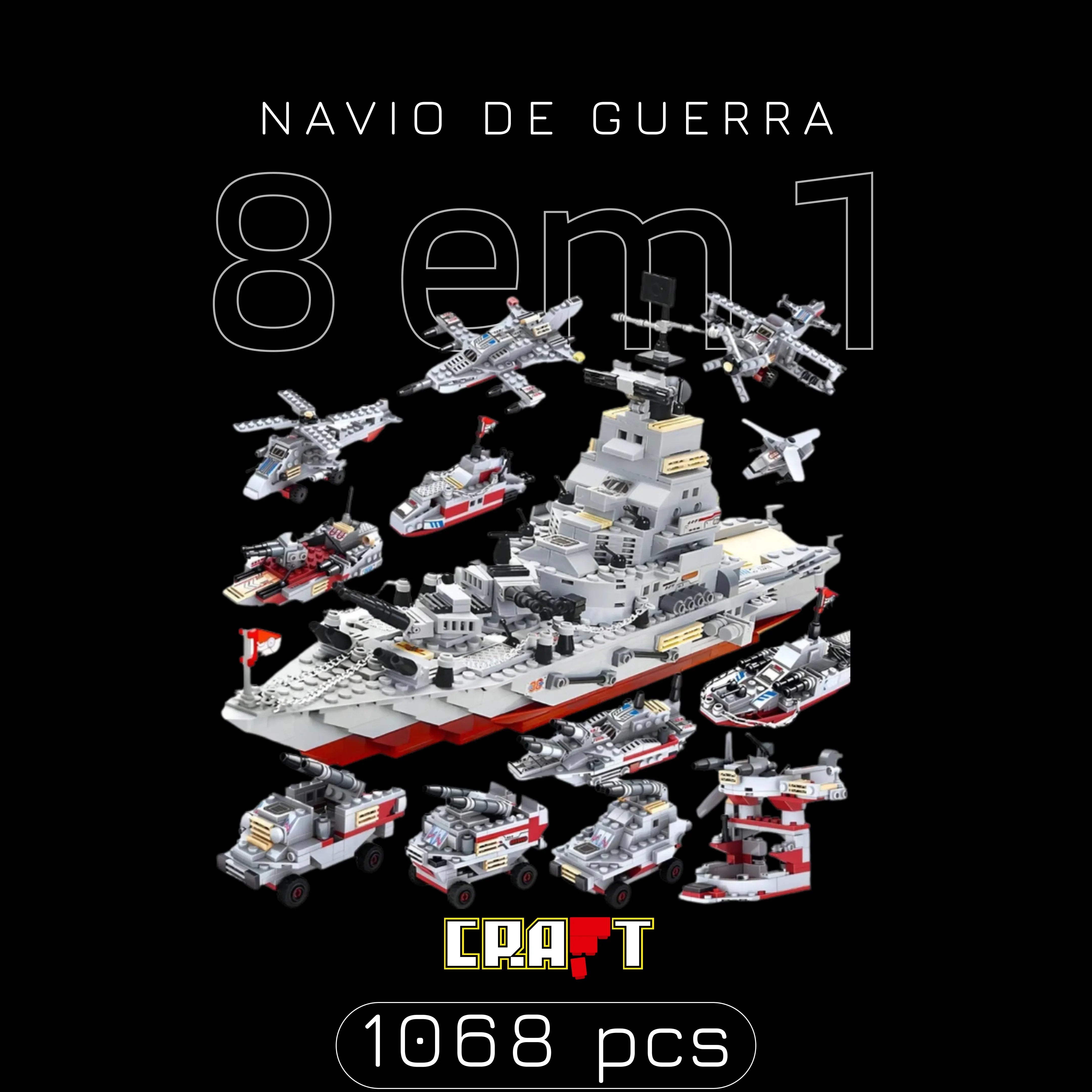 Navio de Guerra (8 em 1)