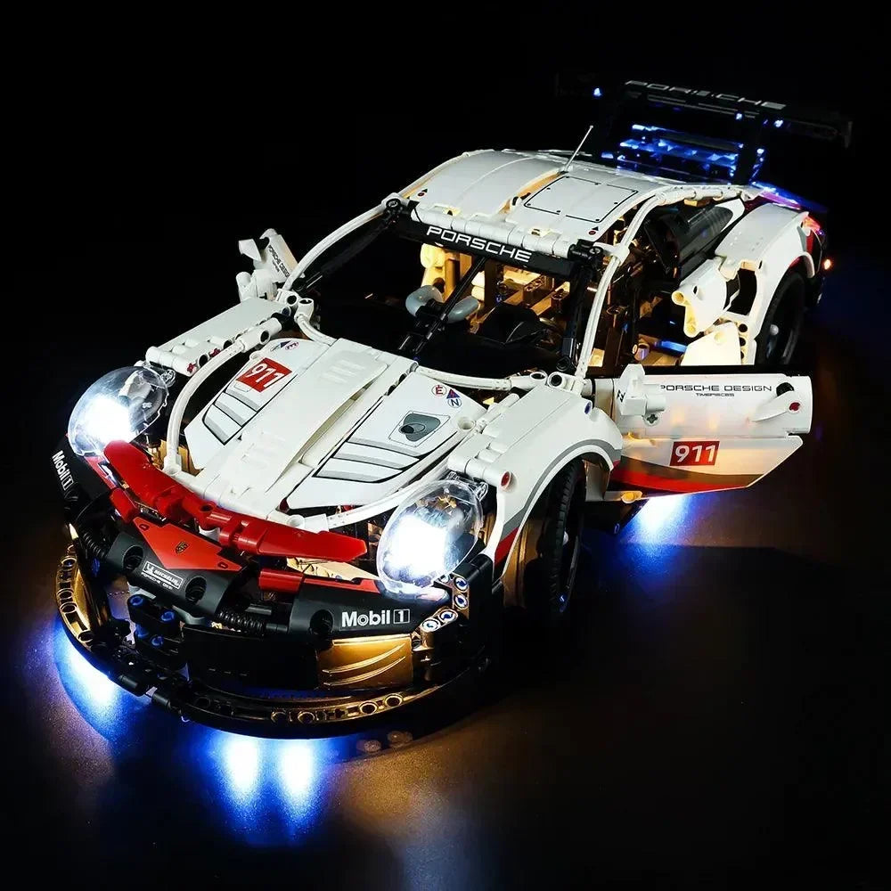 Porsche 911 RSR Branco (1580 peças)