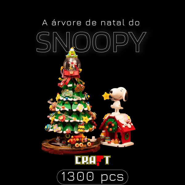 A árvore de Natal do Snoopy (1300 peças)