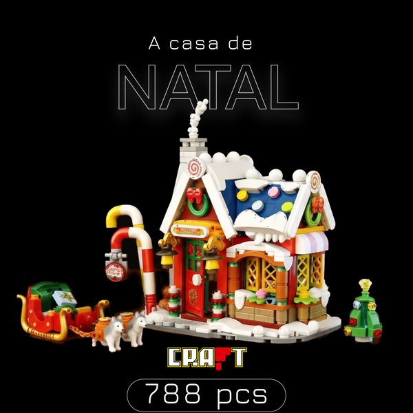 A casa de Natal (788 micro-peças)