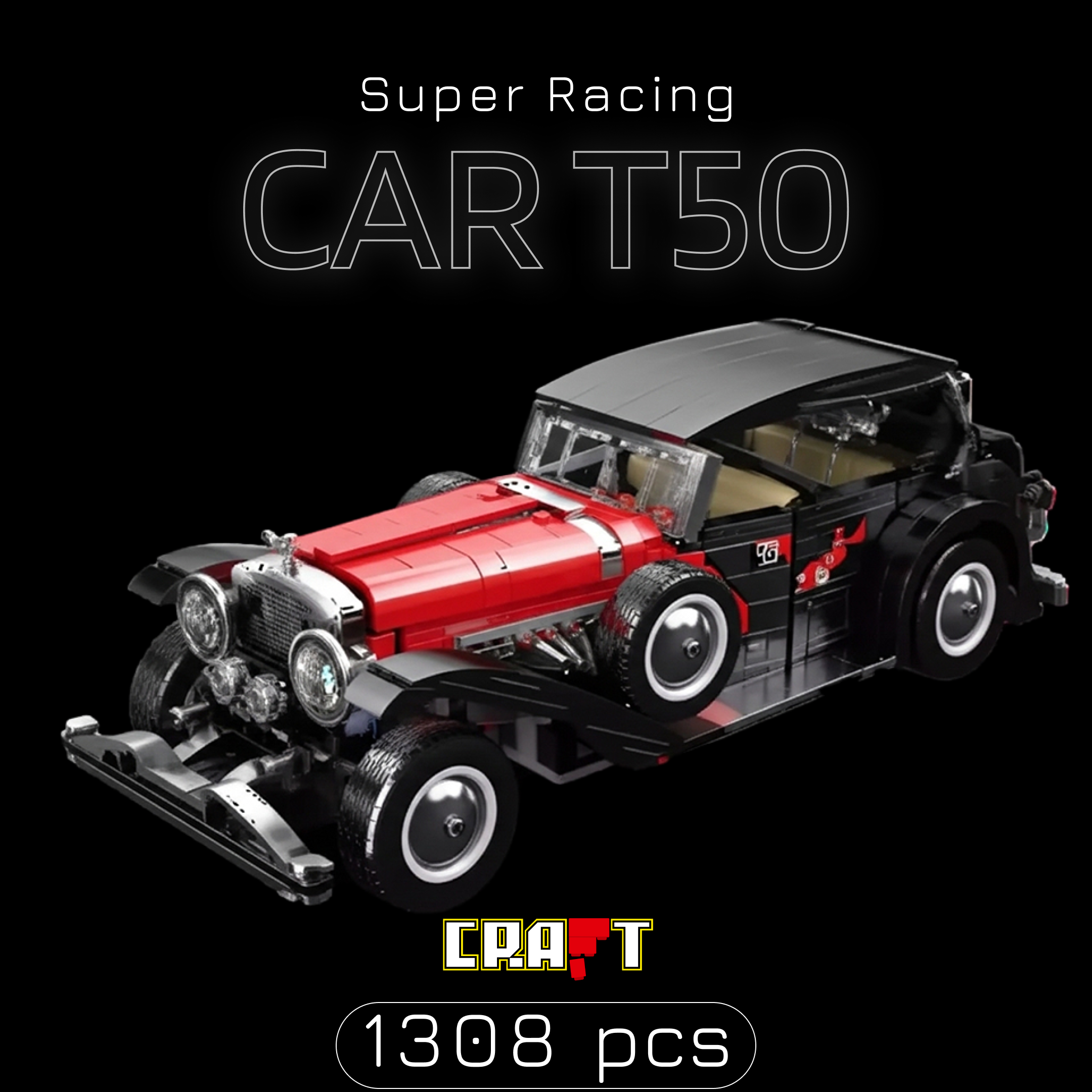Super Racing Car T50 (1308 peças)