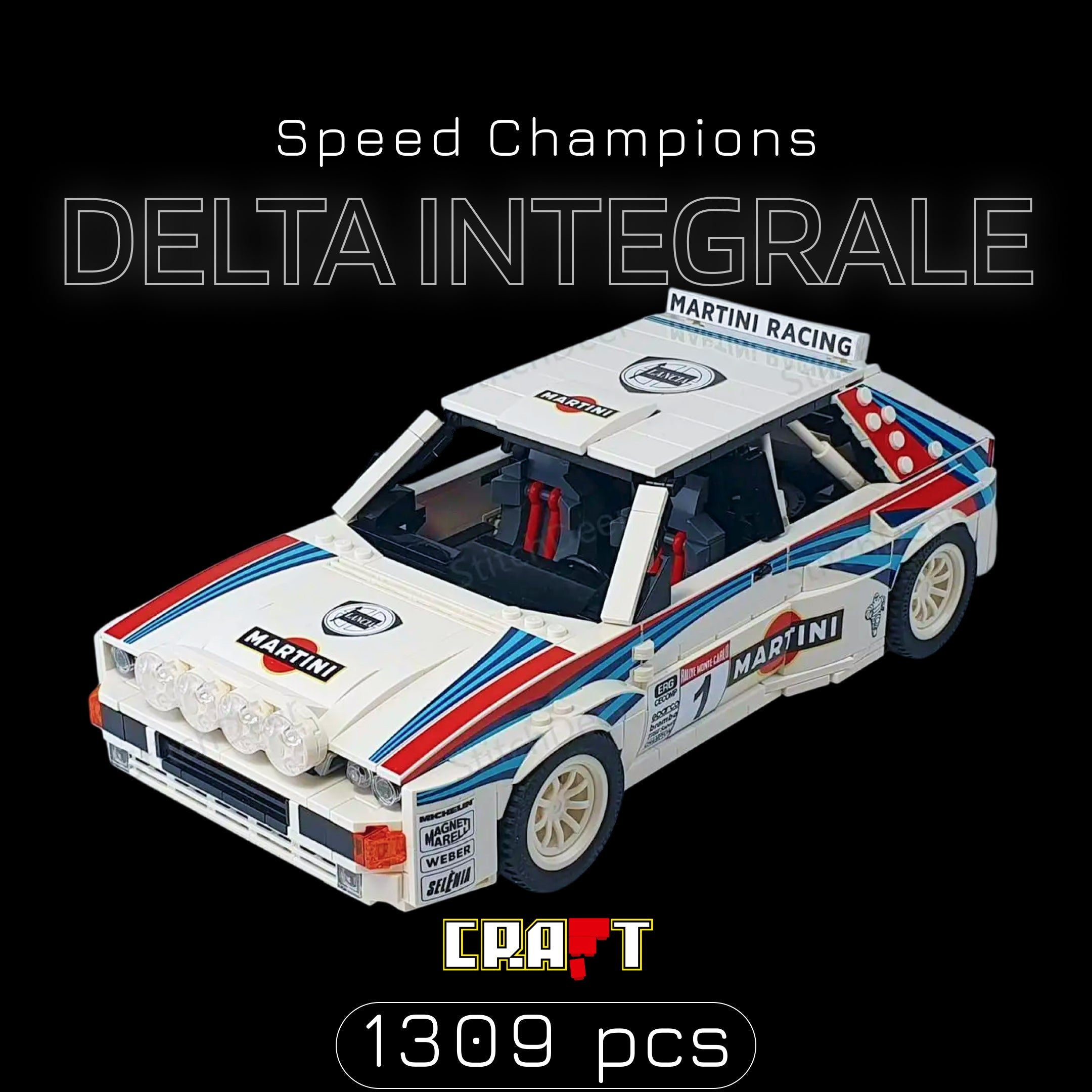 Speed Champions - Delta Integrale (1309 peças)