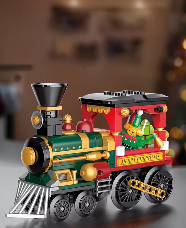 Trem mágico de Natal (1090 peças)
